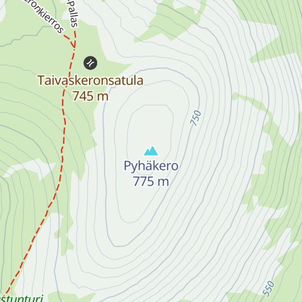 Map of Pyhäkero