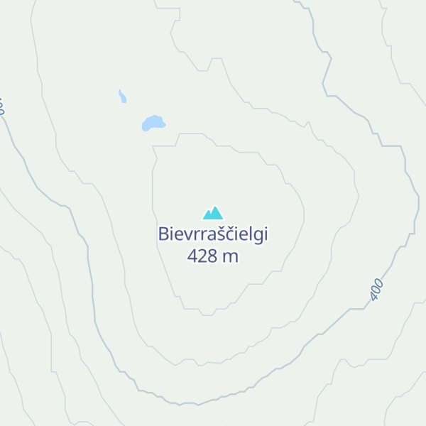 Map of Bievrraščielgi