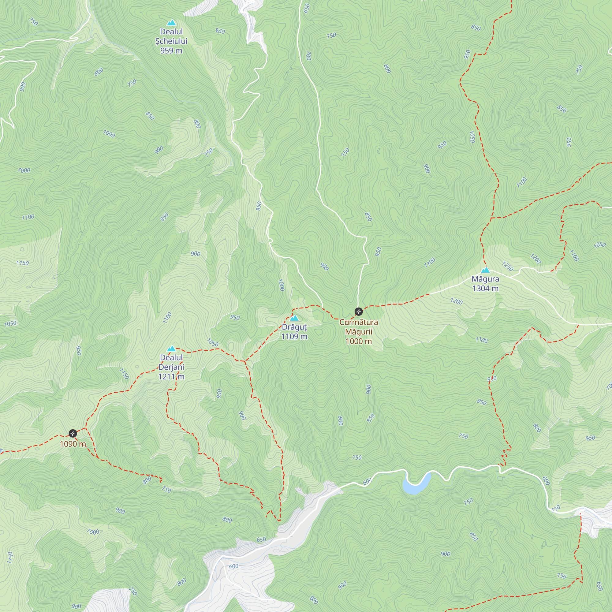 Refugiul Rosengarten map