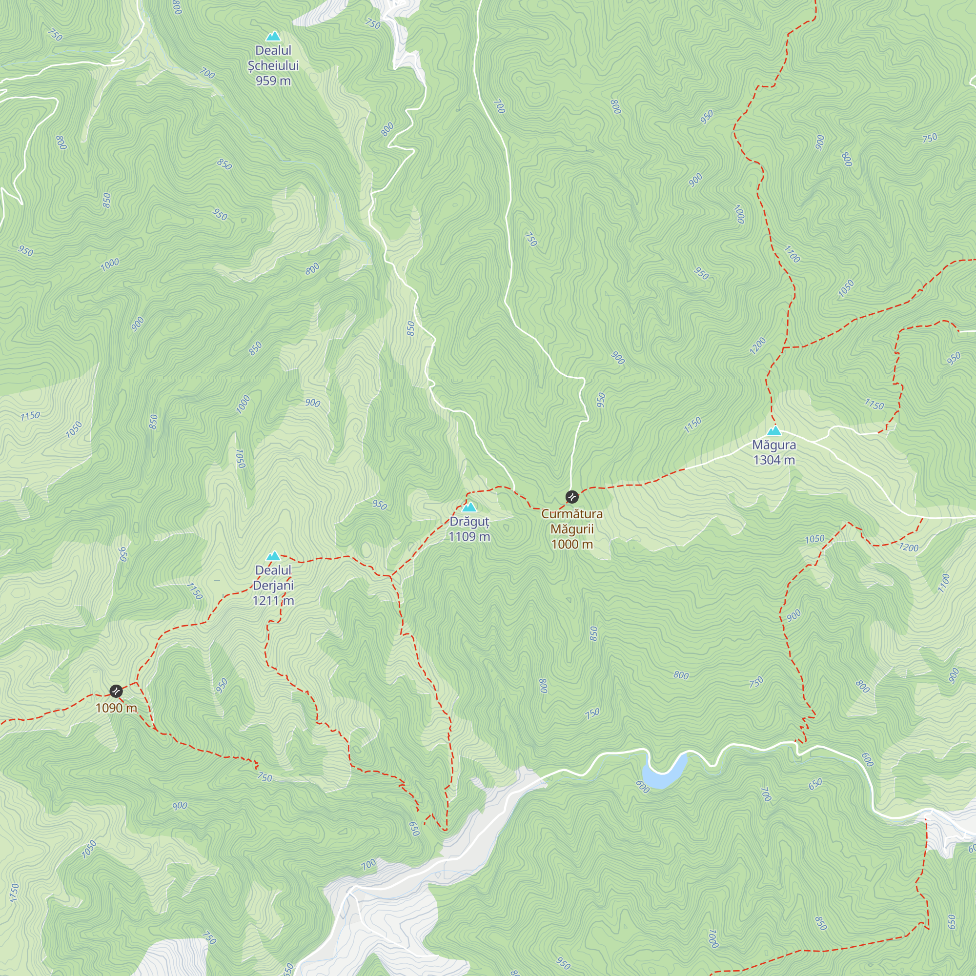 Refugiul Rosengarten map