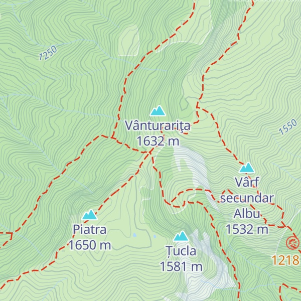 Map of Refugiul Curmătura Builei