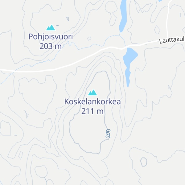 Map of Koskelankorkea