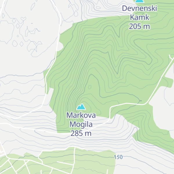 Map of Goliya Vrh