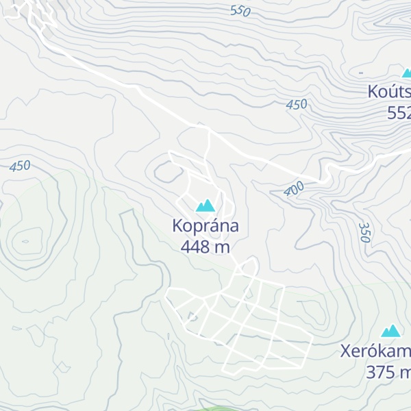 Map of Koprána