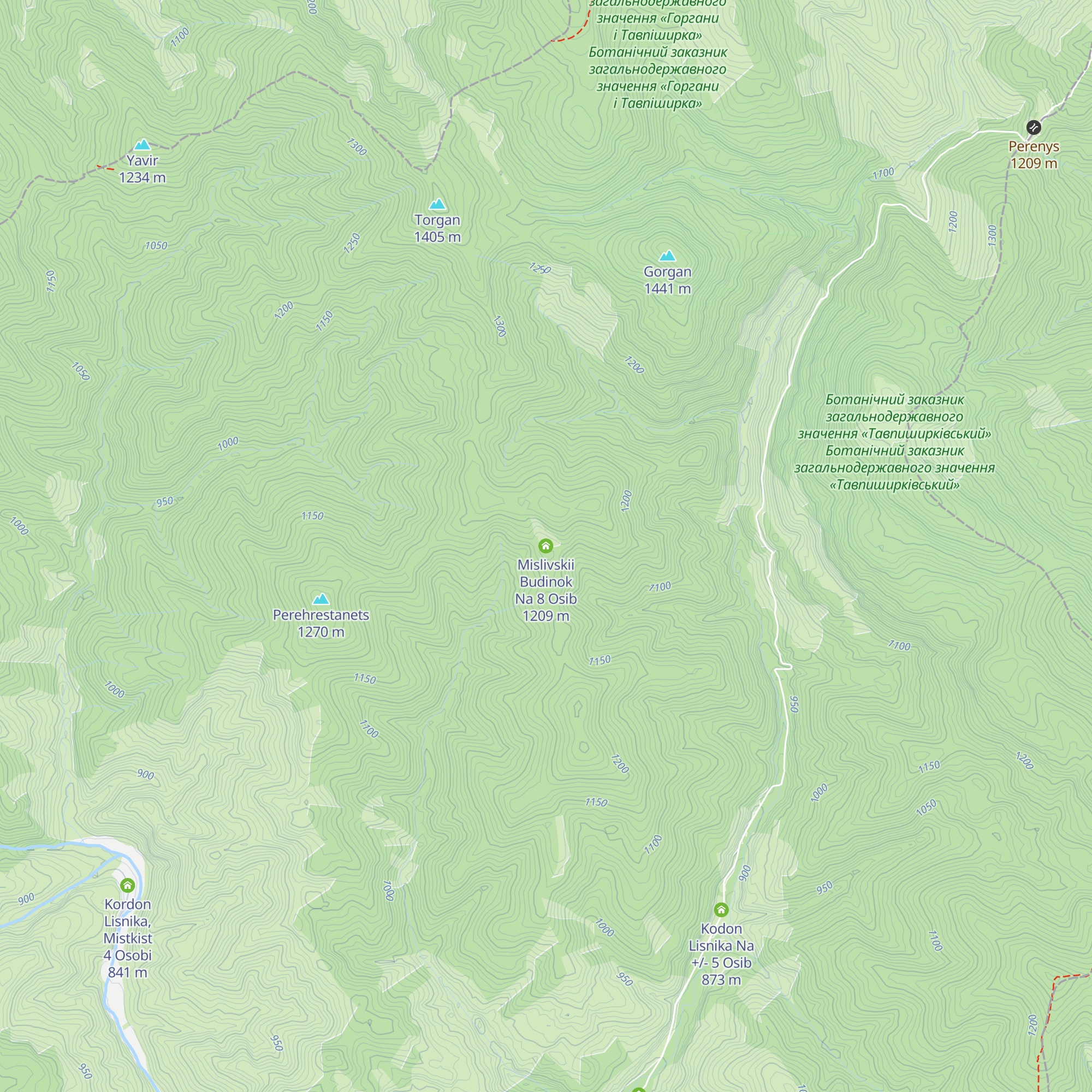 Mislivskii Budinok Na 8 Osib map