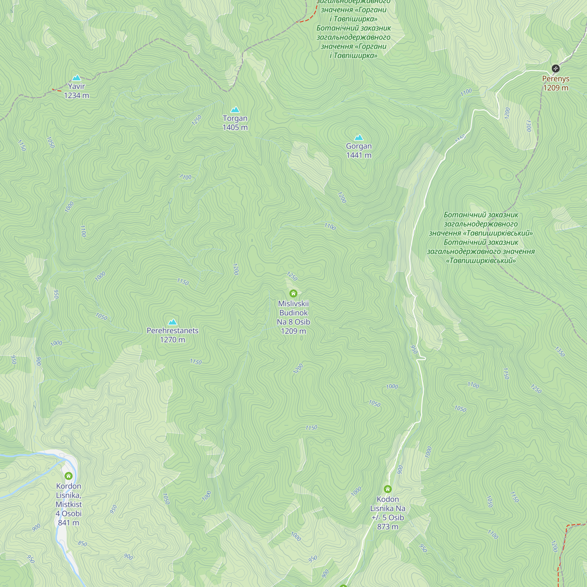 Mislivskii Budinok Na 8 Osib map