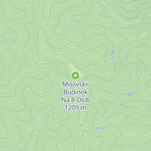 Map of Mislivskii Budinok Na 8 Osib