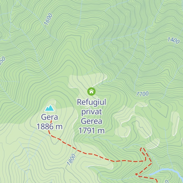Map of Refugiul privat Gerea