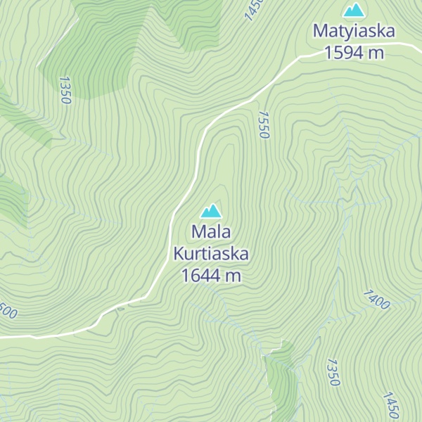 Map of Mala Kurtiaska