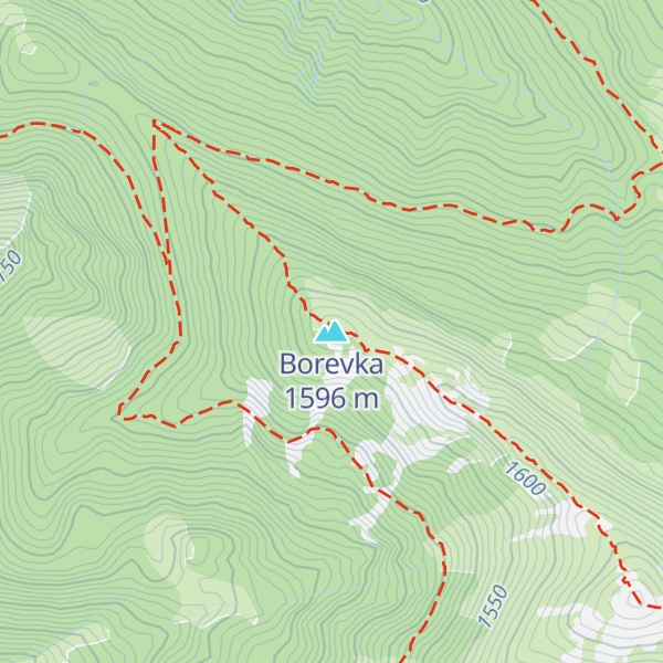 Map of Borevka
