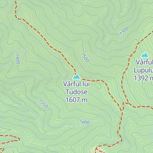 Map of Vârful lui Tudose