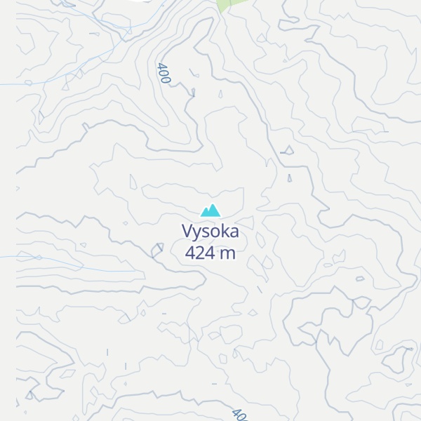 Map of Vysoka