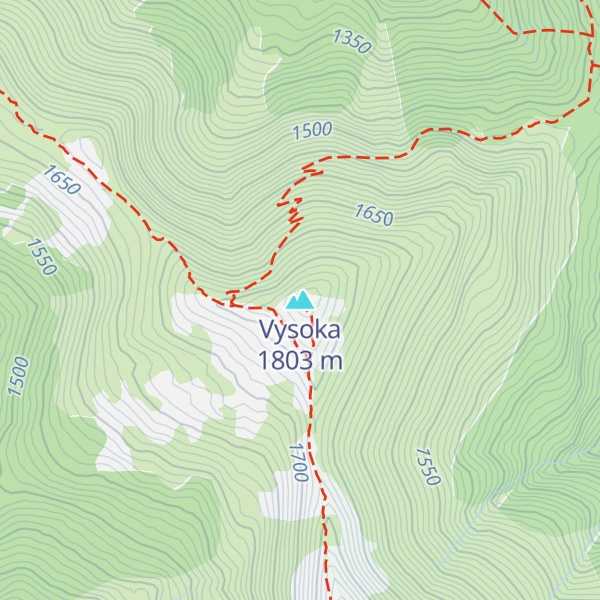 Map of Vysoka