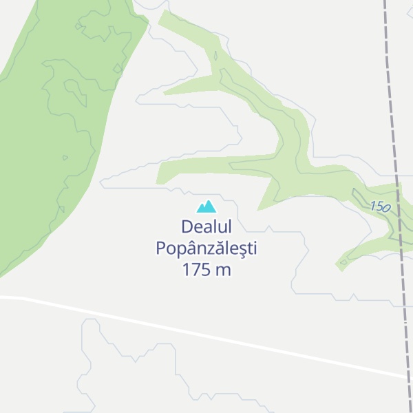 Map of Dealul Popânzăleşti