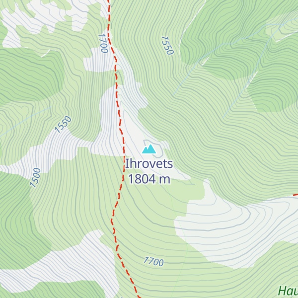 Map of Ihrovets