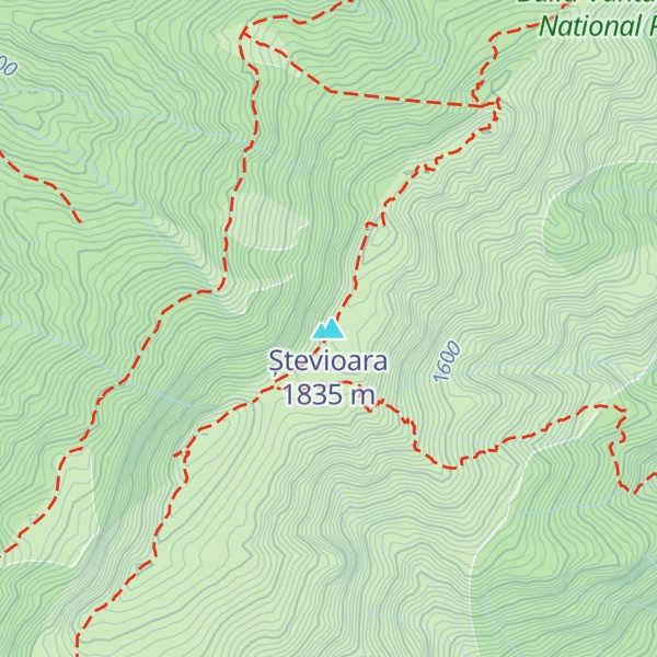 Map of Ștevioara