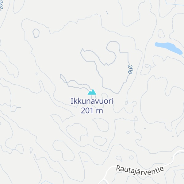 Map of Ikkunavuori