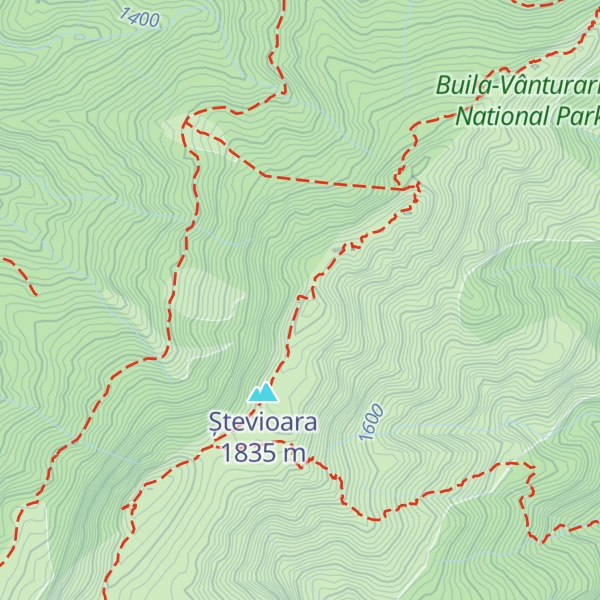 Map of Vânturarița Mare