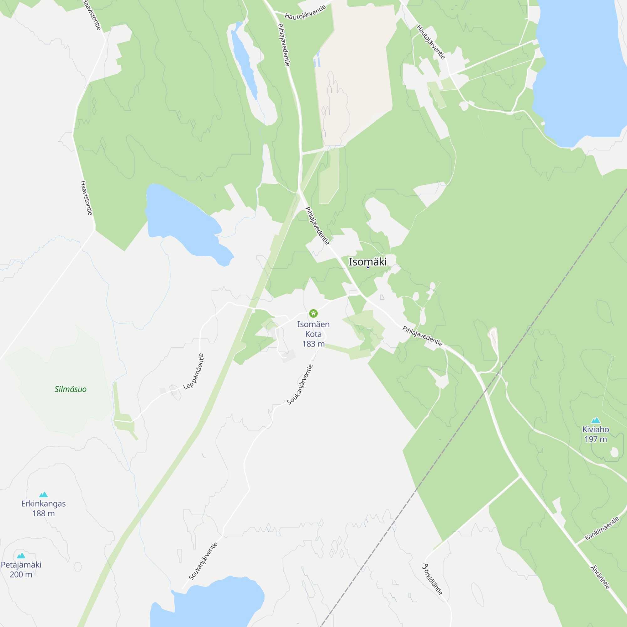 Isomäen Kota map