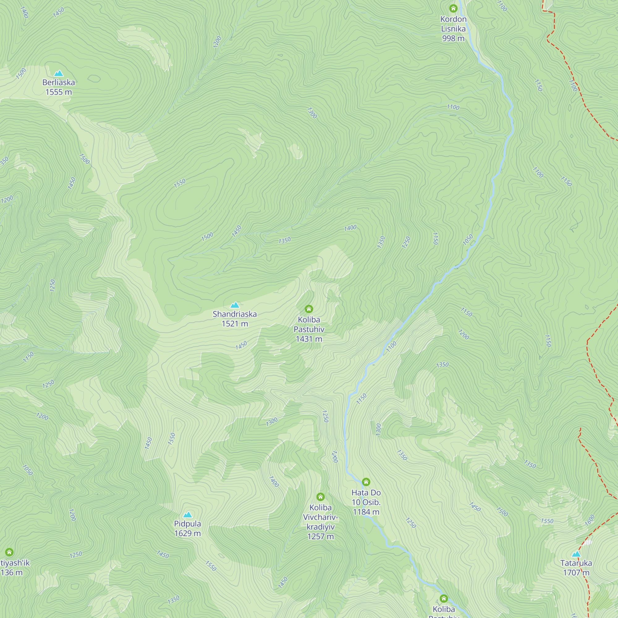 Koliba Pastuhiv map