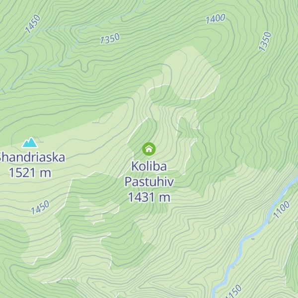 Map of Koliba Pastuhiv