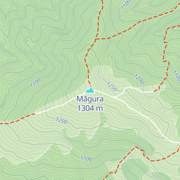 Map of Măgura