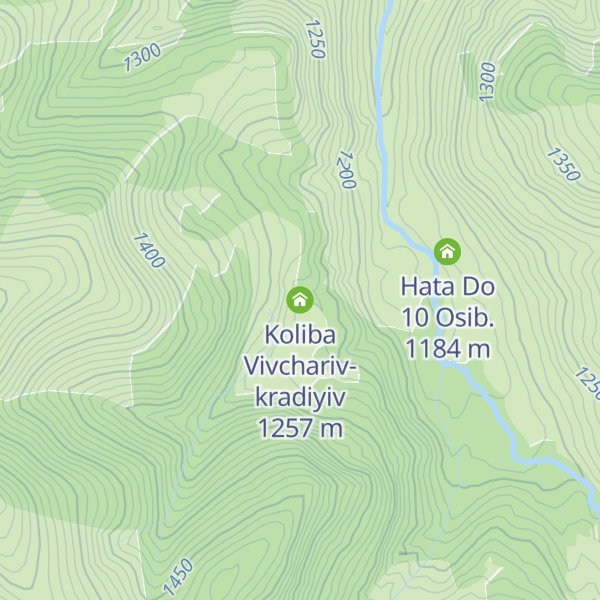 Map of Koliba Vivchariv-kradiyiv