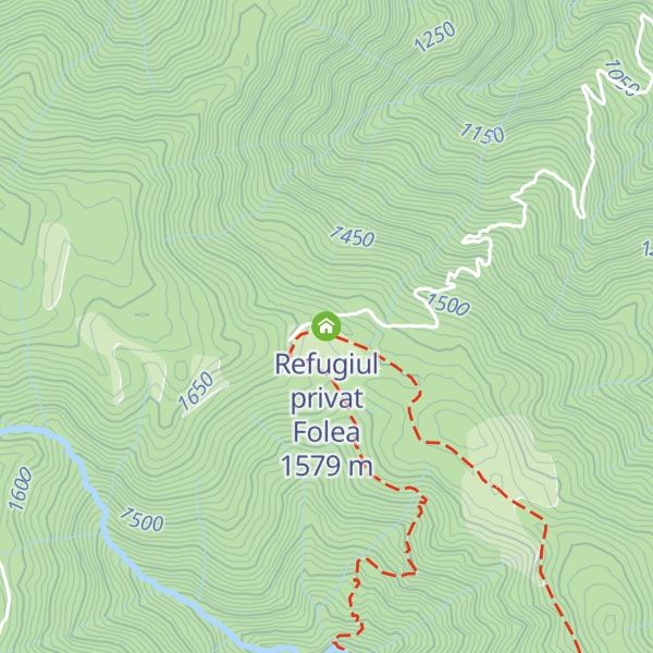 Map of Refugiul privat Folea