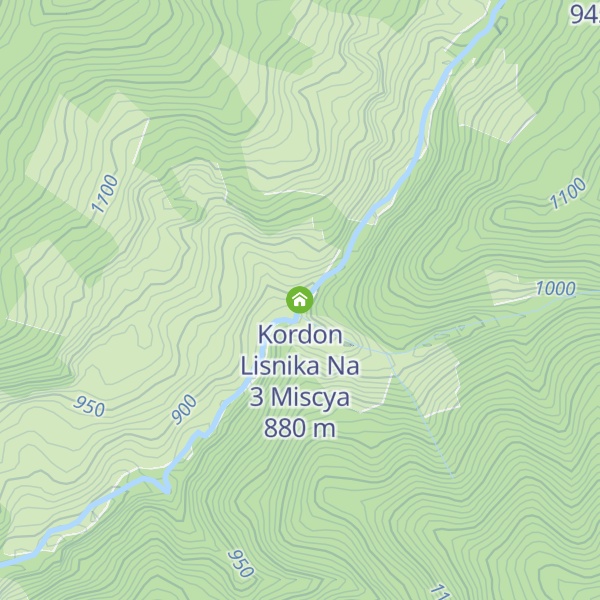 Map of Kordon Lisnika Na 3 Miscya