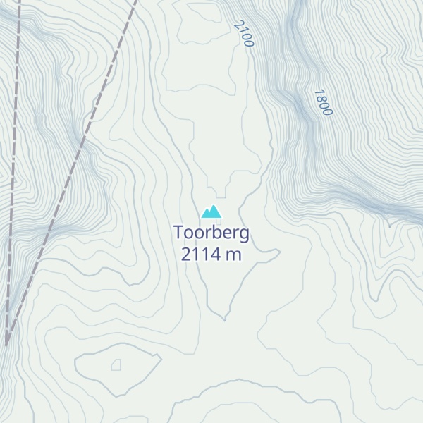 Map of Toorberg