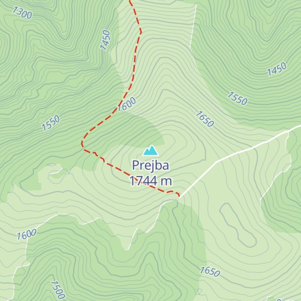 Map of Prejba