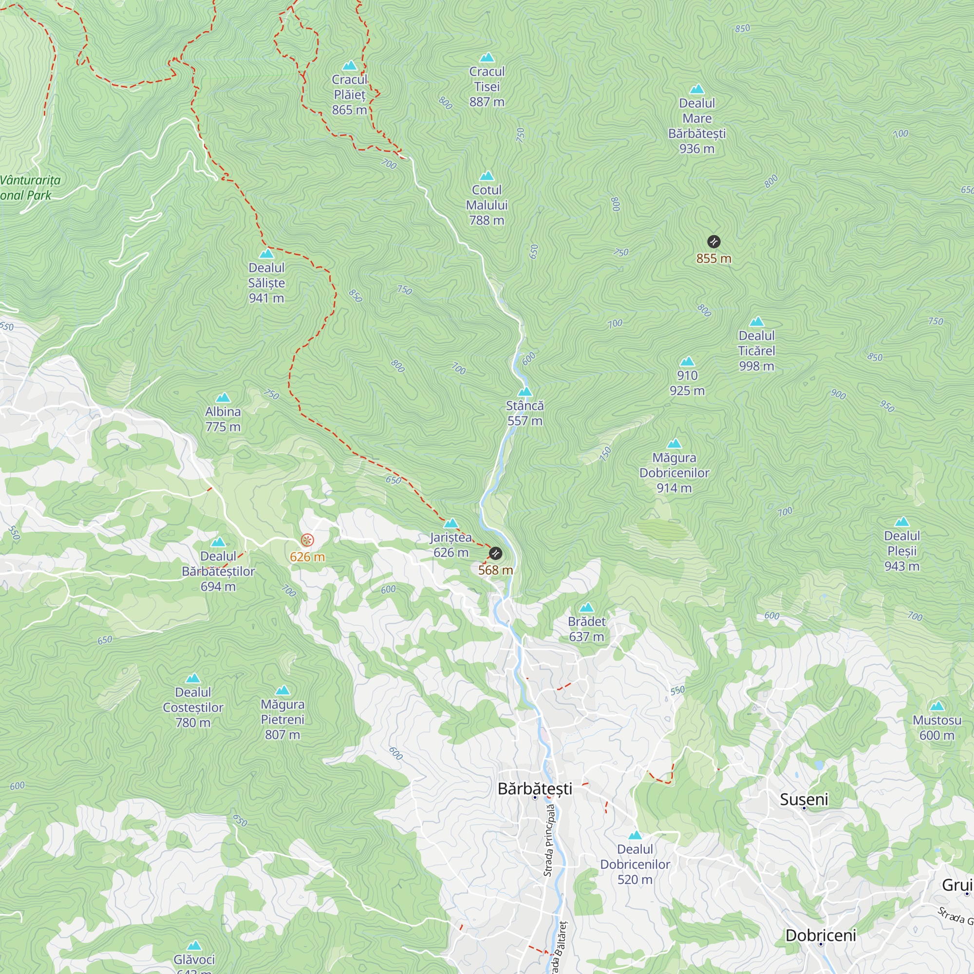 Refugiu păstori map