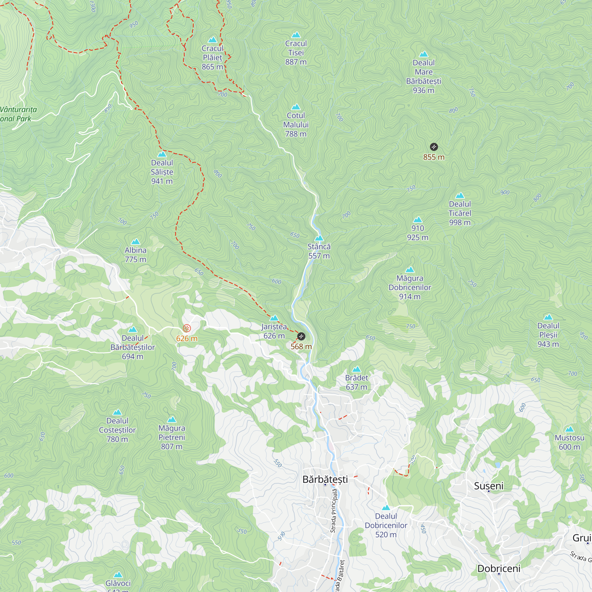 Refugiu păstori map