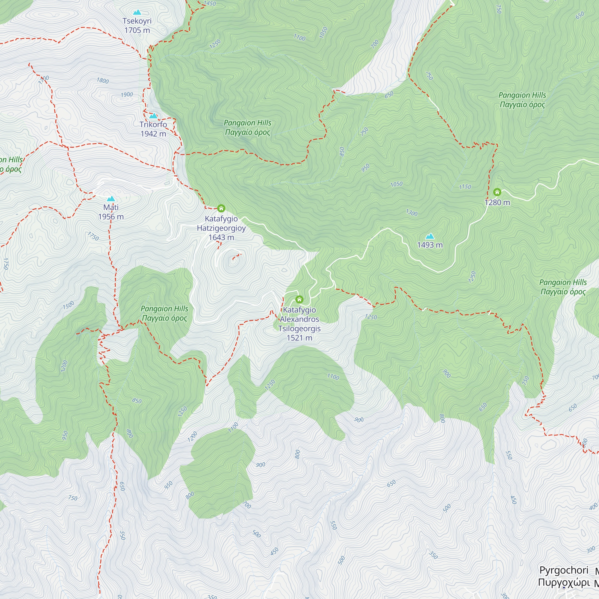 Katafygio Alexandros Tsilogeorgis map