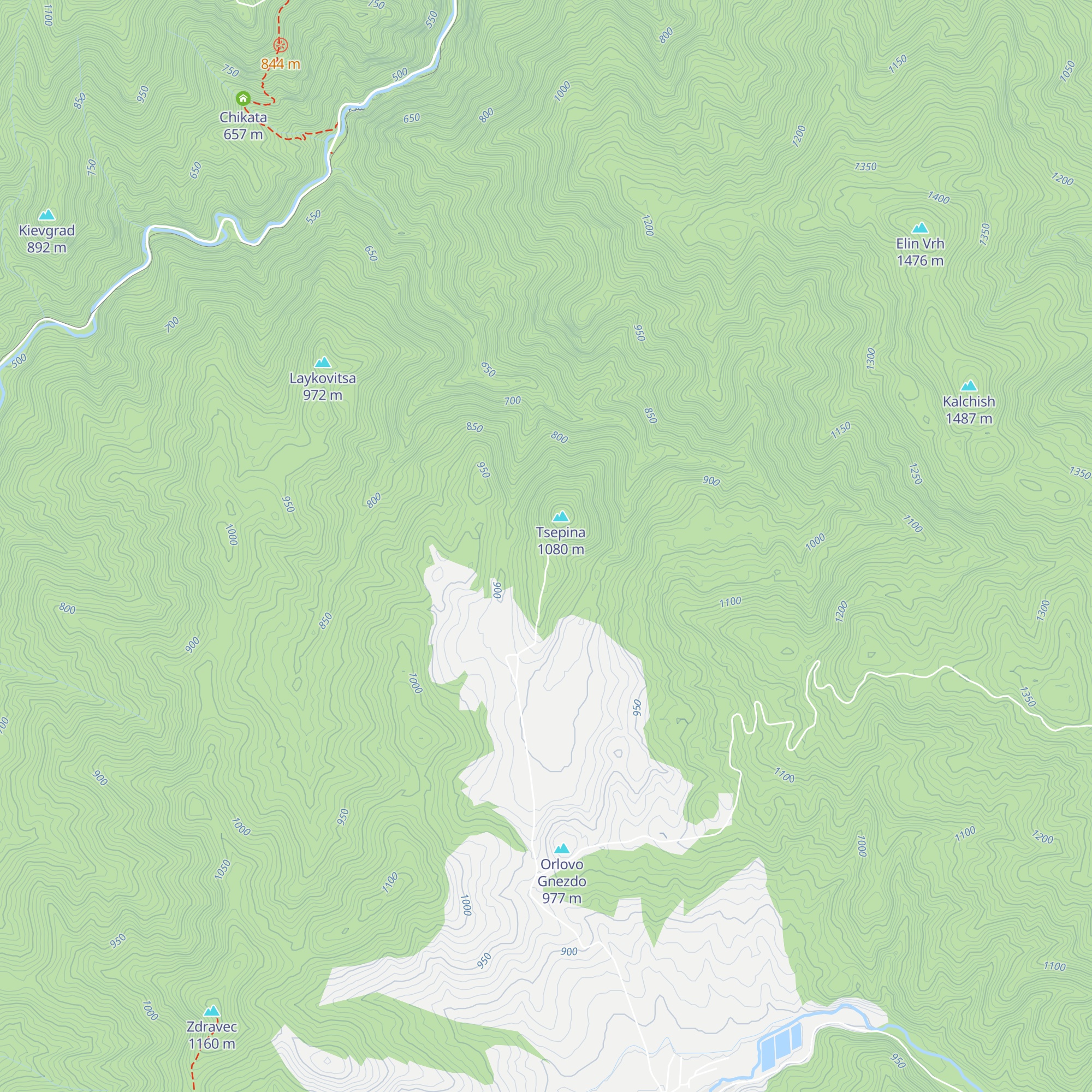 Hizha Cepina map