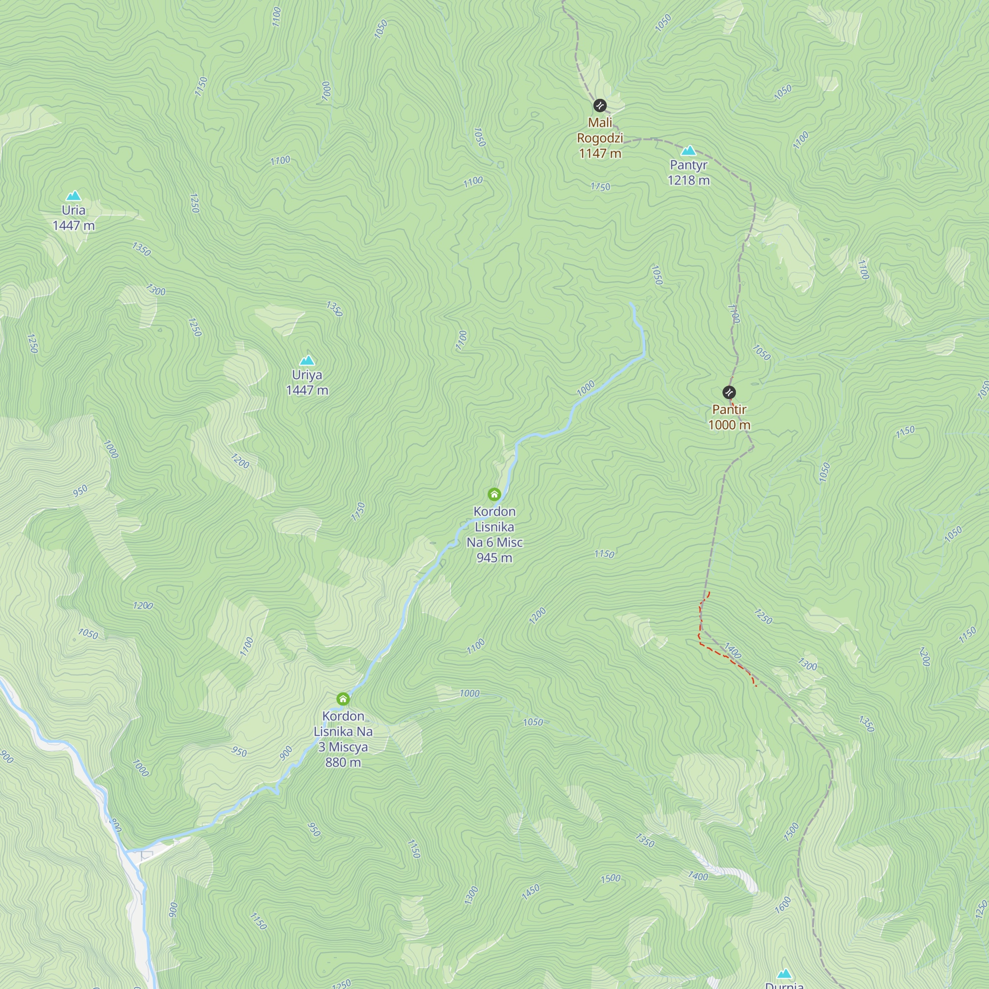 Kordon Lisnika Na 6 Misc map