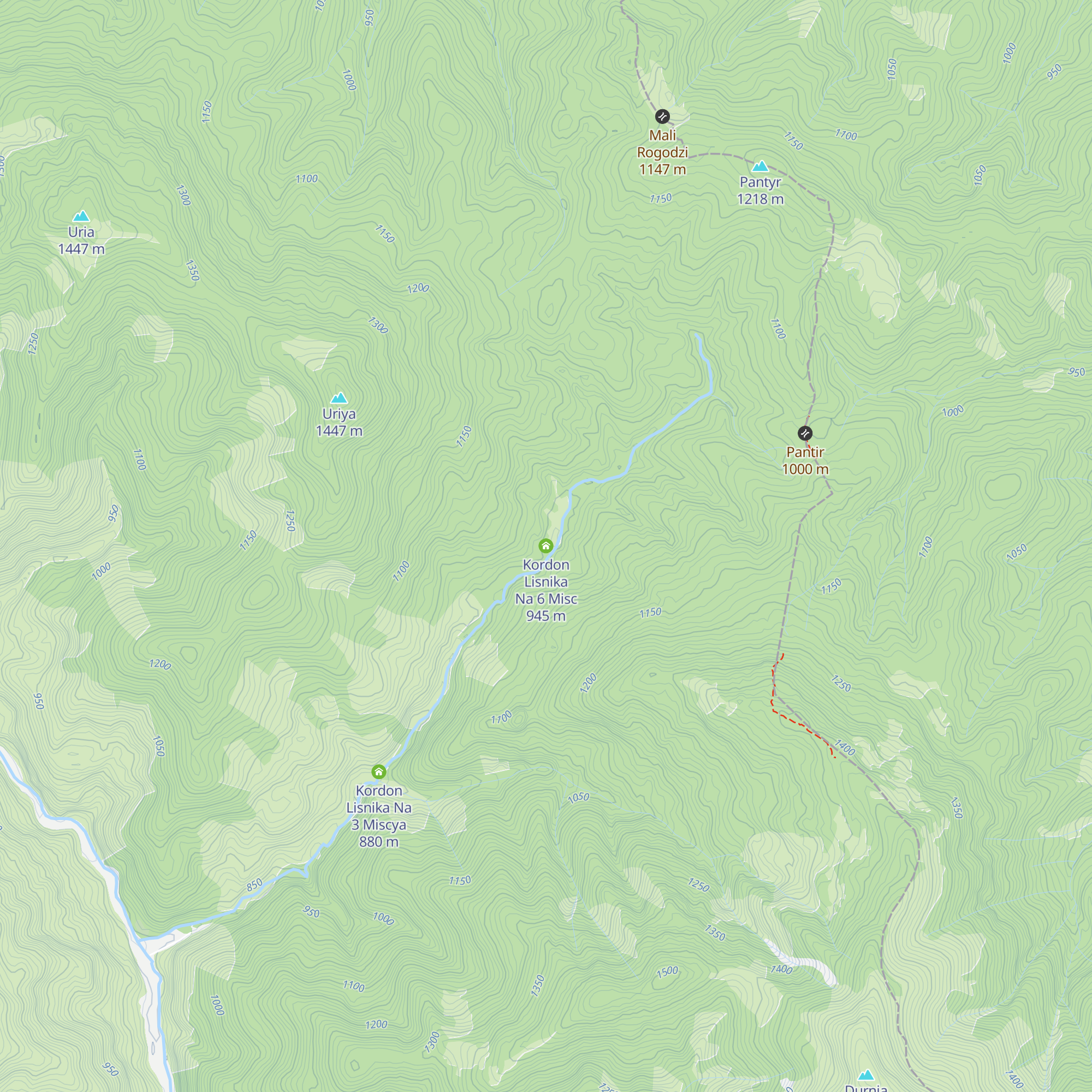 Kordon Lisnika Na 6 Misc map