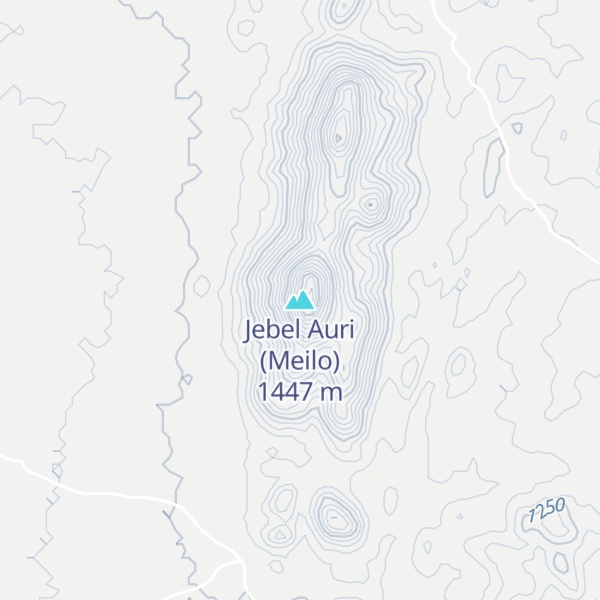 Map of Jebel Auri (Meilo)