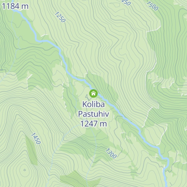 Map of Koliba Pastuhiv
