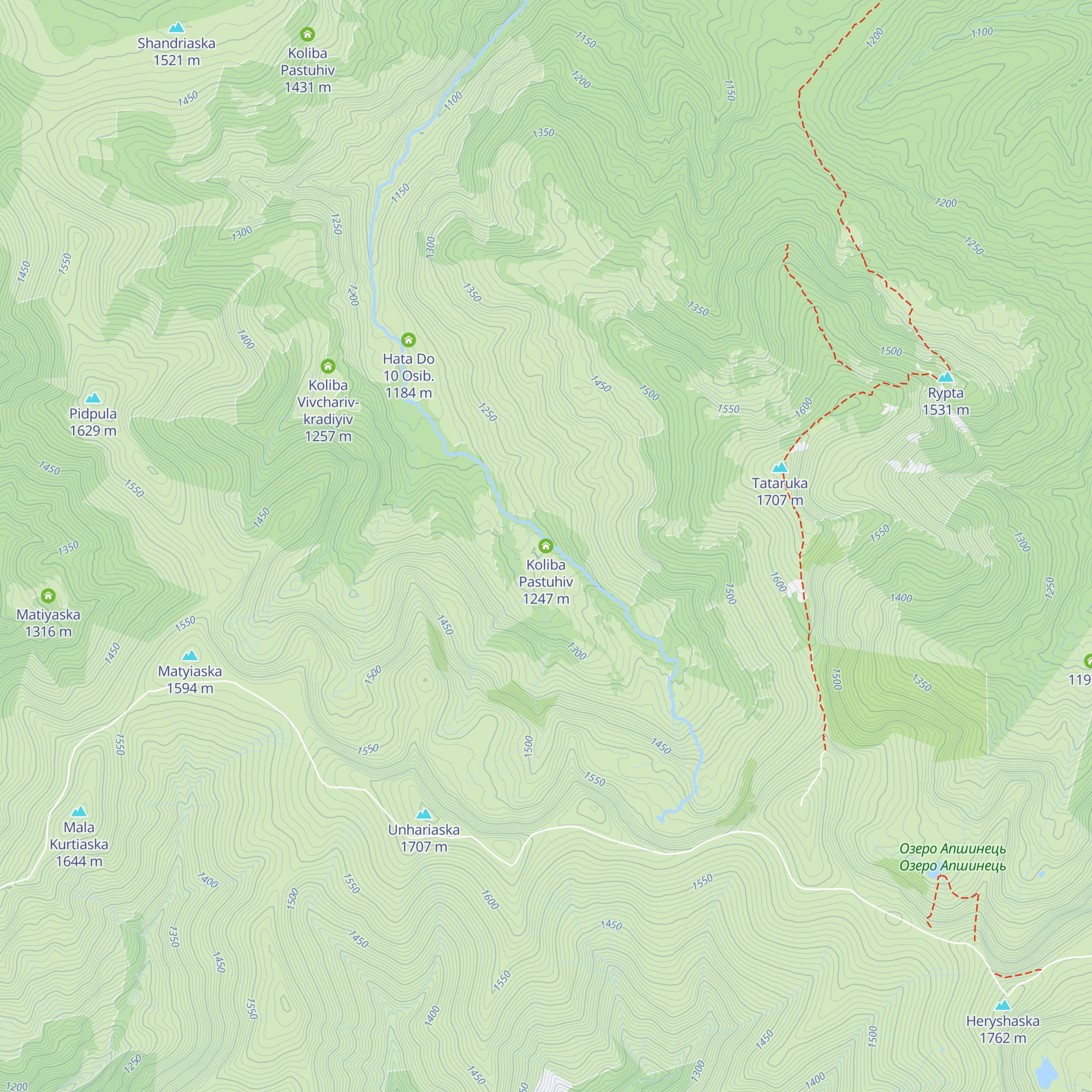 Koliba Pastuhiv map