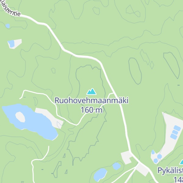 Map of Ruohovehmaanmäki