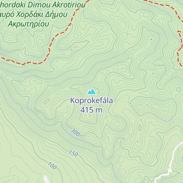 Map of Koprokefála