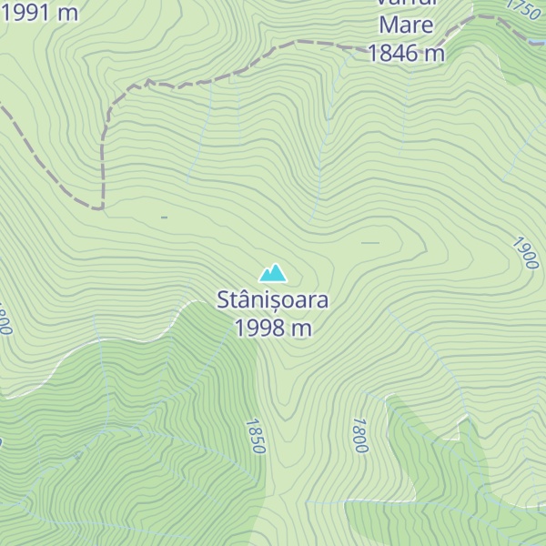Map of Stânișoara