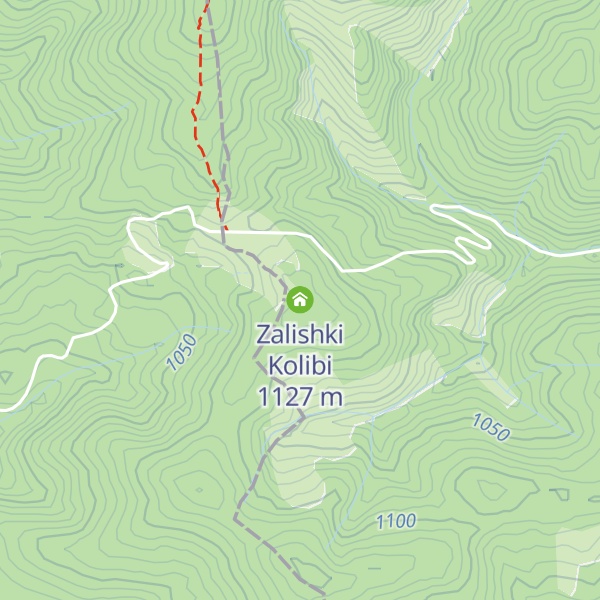 Map of Zalishki Kolibi