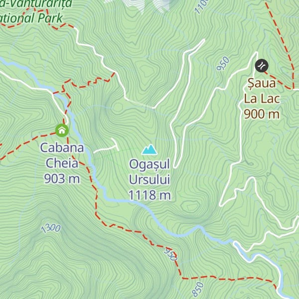 Map of Ogașul Ursului