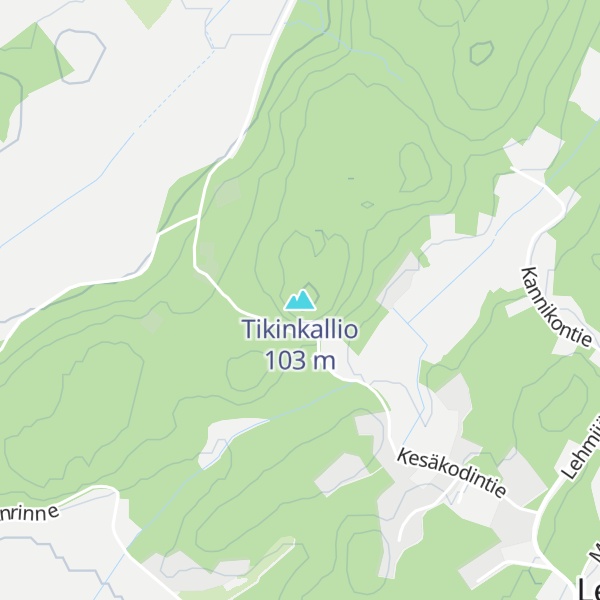 Map of Tikinkallio