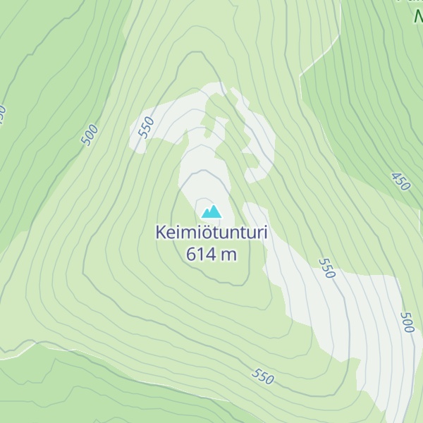 Map of Keimiötunturi