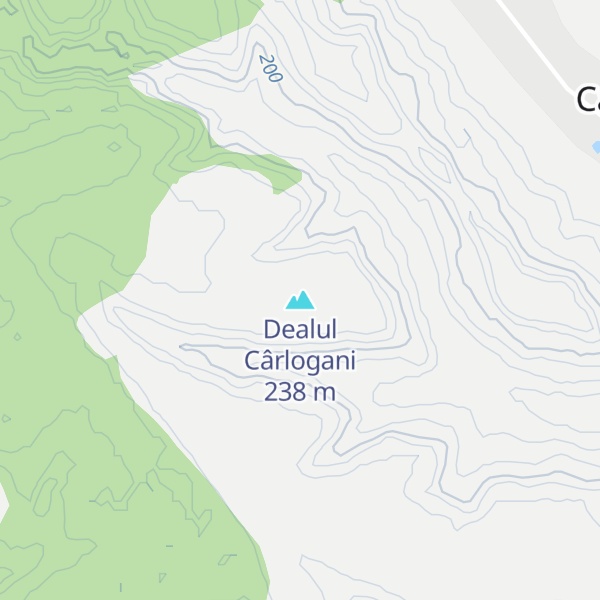 Map of Dealul Cârlogani