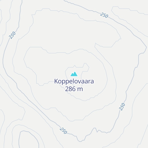 Map of Koppelovaara