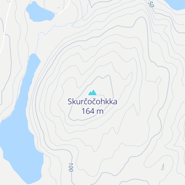 Map of Skurčočohkka